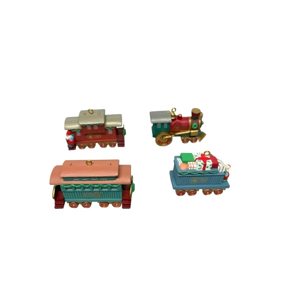 1991 Hallmark Keepsake Claus & Co Train Railroad Full Set Vintage W/Original Box